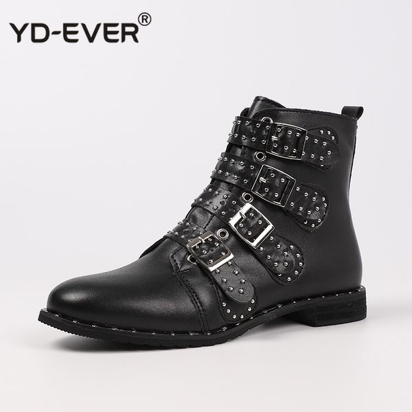 мягкая кожа ботильоны женщины круглый toe rivet пряжкой мотоциклов сапоги женщины бархатной zapatos mujer мотоциклов, Black
мягкая кожа ботильоны женщины круглый toe rivet пряжкой мотоциклов сапоги женщины бархатной zapatos mujer мотоциклов, Black