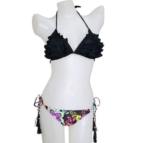 women's swimwear 2021 bikinis women push up bikini set swimsuit solid bottom print brazilian biquini bathing suit swim wear beach, White;black
women's swimwear 2021 bikinis women push up bikini set swimsuit solid bottom print brazilian biquini bathing suit swim wear beach, White;black
