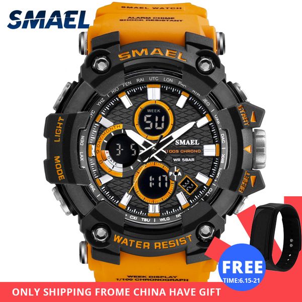 sport watch dual time men watches 50m waterproofmale clock military watches for men 1802d shock resisitant sport watches gifts, Slivery;brown
sport watch dual time men watches 50m waterproofmale clock military watches for men 1802d shock resisitant sport watches gifts, Slivery;brown