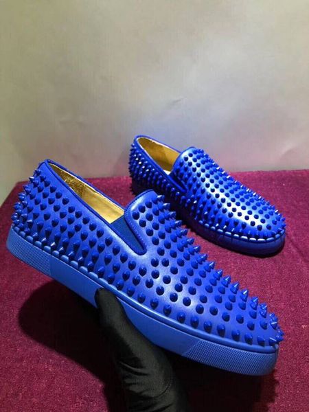 party dress loafer spikes roller boat for men walking fashion red bottom slip on sneakers shoes for women oxfords flats with original box, Black
party dress loafer spikes roller boat for men walking fashion red bottom slip on sneakers shoes for women oxfords flats with original box, Black