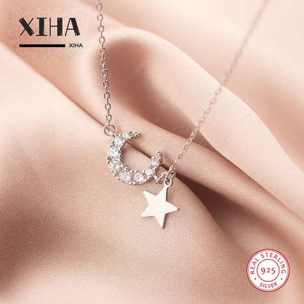 симпатичные кристалл полумесяц и звезда choker ожерелье для женщин 925 стерлингового серебра ожерелья подвески для девочек подростков girlfr, Silver
симпатичные кристалл полумесяц и звезда choker ожерелье для женщин 925 стерлингового серебра ожерелья подвески для девочек подростков girlfr, Silver