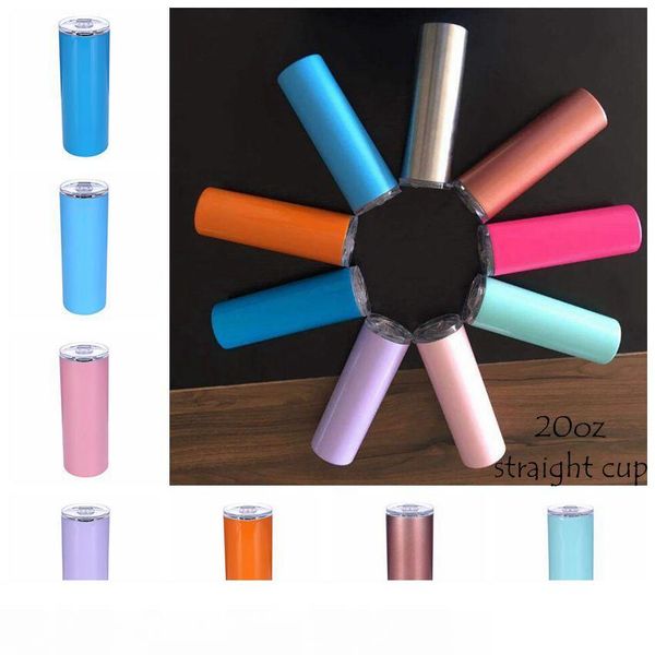20oz straight cup stainless steel skinny tumbler vacuum insulated beer coffee mug glasses with lids and straws cca10386-2 24pcs
20oz straight cup stainless steel skinny tumbler vacuum insulated beer coffee mug glasses with lids and straws cca10386-2 24pcs