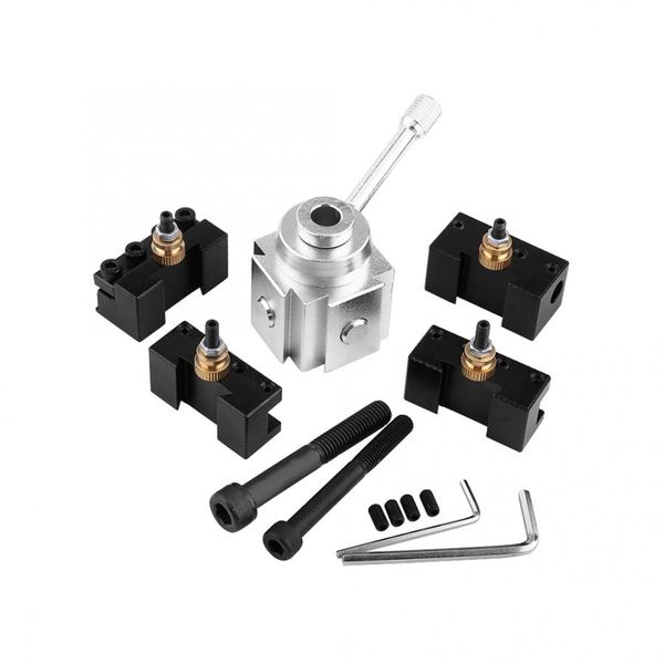 1 set aluminum alloy quick change mini lathe tool post and holders screw kit set
1 set aluminum alloy quick change mini lathe tool post and holders screw kit set
