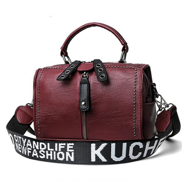 acelure solid pu leather women shoulder bag rivet tote bag casual fashion purse handbag female all-match messenger crossbody
acelure solid pu leather women shoulder bag rivet tote bag casual fashion purse handbag female all-match messenger crossbody
