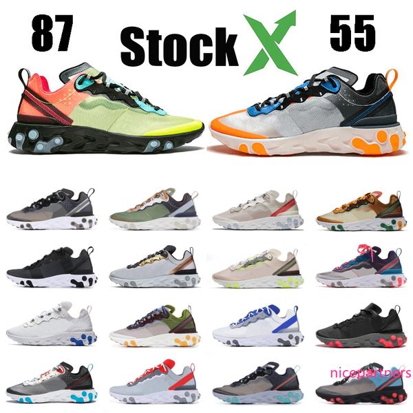 react element 87 55 undercover men women designer shoes white red hyper fusion total orange royal tint triple black og running sneakers
react element 87 55 undercover men women designer shoes white red hyper fusion total orange royal tint triple black og running sneakers