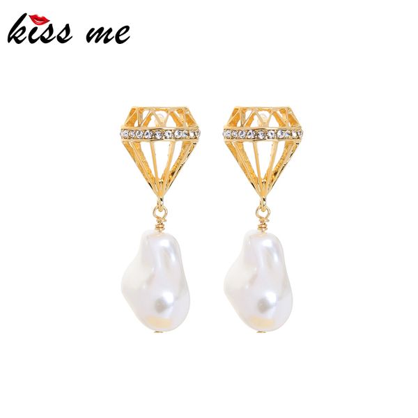 kissme baroque style acrylic pearl drop earrings for women delicate crystal three-dimensional conical earrings fashion jewelry, Silver
kissme baroque style acrylic pearl drop earrings for women delicate crystal three-dimensional conical earrings fashion jewelry, Silver