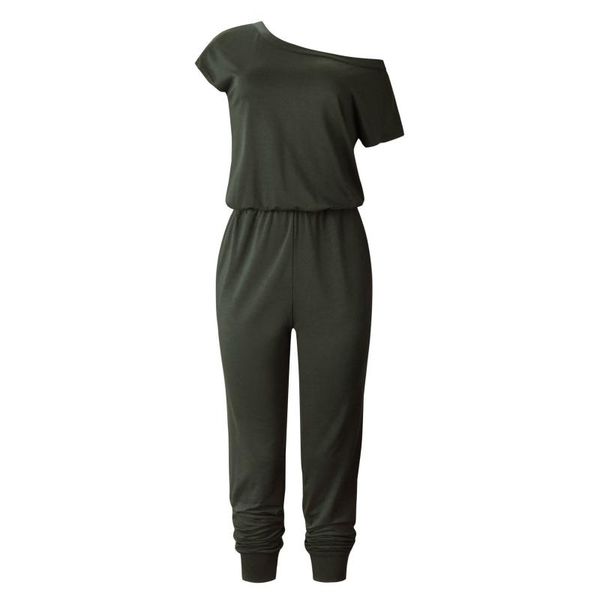 2020 summer women ladies jumpsuits solid one shoulder loose casual elastic waist rompers fashion new, Black;white
2020 summer women ladies jumpsuits solid one shoulder loose casual elastic waist rompers fashion new, Black;white