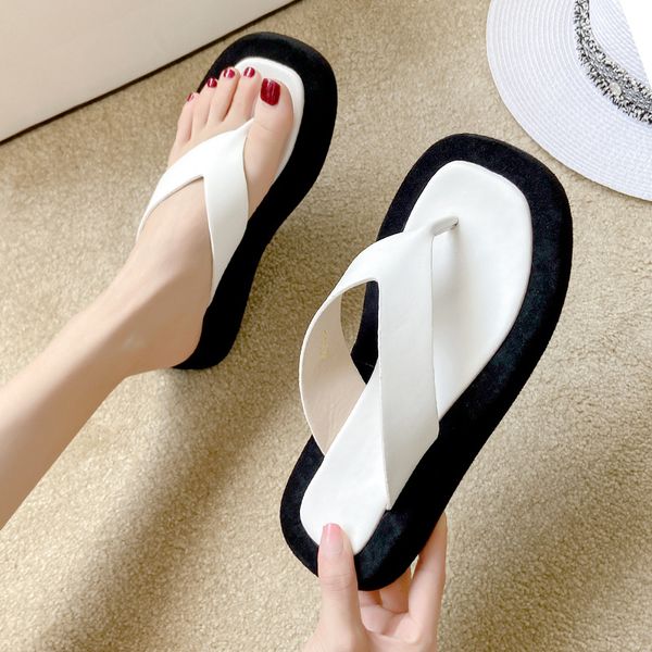 flat shoes female low woman's slippers loafers rubber flip flops beach women platform slides 2020 hawaiian sabot scandals, Black
flat shoes female low woman's slippers loafers rubber flip flops beach women platform slides 2020 hawaiian sabot scandals, Black