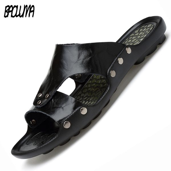 summer genuine leather men roman sandals beach soft fisherman summer handmade shoes men beach metal sandalias large size shoes t200420, Black
summer genuine leather men roman sandals beach soft fisherman summer handmade shoes men beach metal sandalias large size shoes t200420, Black
