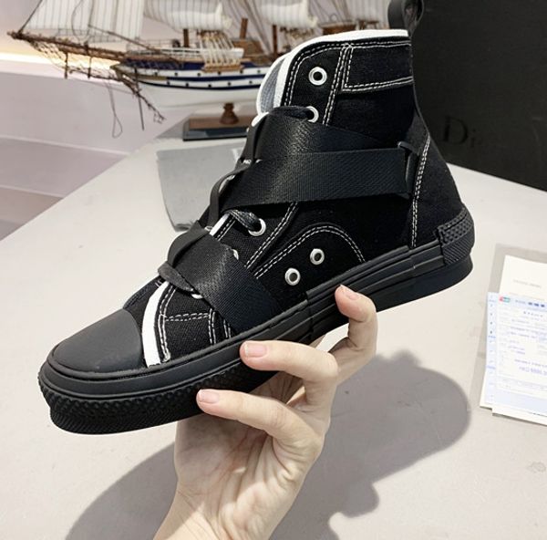 2020 designer brand military style canvas shoes high oblique casual shoes mens luxury designer shoes womens runing sneakers size 36-45, Black
2020 designer brand military style canvas shoes high oblique casual shoes mens luxury designer shoes womens runing sneakers size 36-45, Black