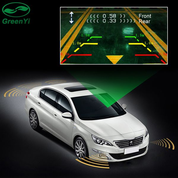 2018 dual channel car video parking radar sensor front rear 6 sensors 2 video input for car parking camera monitor dvd player
2018 dual channel car video parking radar sensor front rear 6 sensors 2 video input for car parking camera monitor dvd player