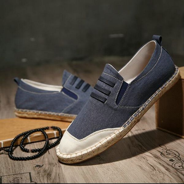 new 2019 fashion men casual shoes soft bottom flat heels men breathable espadrille fisherman shoes linen loafers f1-57, Black
new 2019 fashion men casual shoes soft bottom flat heels men breathable espadrille fisherman shoes linen loafers f1-57, Black