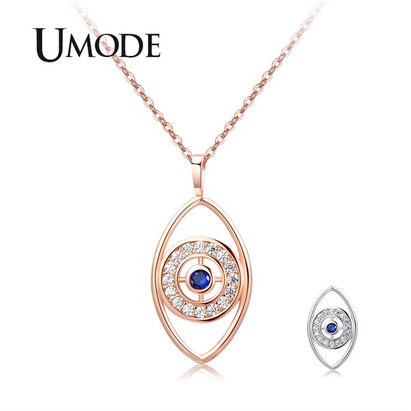 umode fashion blue cz devil's eye pendant necklaces for women long link chain necklace paved zircon crystal jewelry gift un0357, Silver
umode fashion blue cz devil's eye pendant necklaces for women long link chain necklace paved zircon crystal jewelry gift un0357, Silver