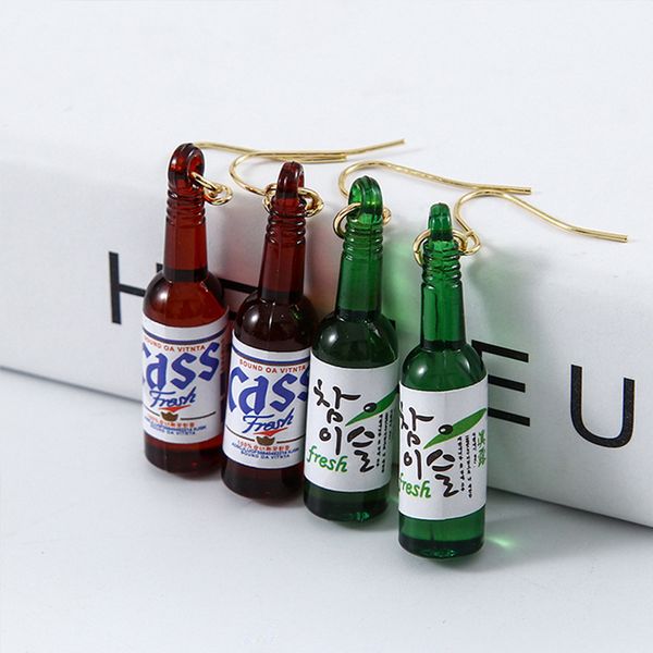 earrings for women korean simulation wine bottle drop earrings jewelry fashion dangle hanging earing brinco pendientes, Silver
earrings for women korean simulation wine bottle drop earrings jewelry fashion dangle hanging earing brinco pendientes, Silver
