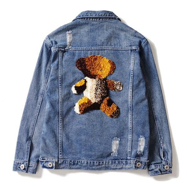 new 2019 men long sleeve little brown bear fashion denim baseball coats & jackets abstract digital coat #j11, Black;brown
new 2019 men long sleeve little brown bear fashion denim baseball coats & jackets abstract digital coat #j11, Black;brown