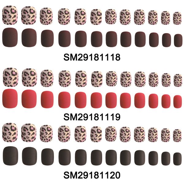 24pcs ladies diy fake nail leopard pttern frosted matte diy manicure false nails decals sswell, Red;gold
24pcs ladies diy fake nail leopard pttern frosted matte diy manicure false nails decals sswell, Red;gold