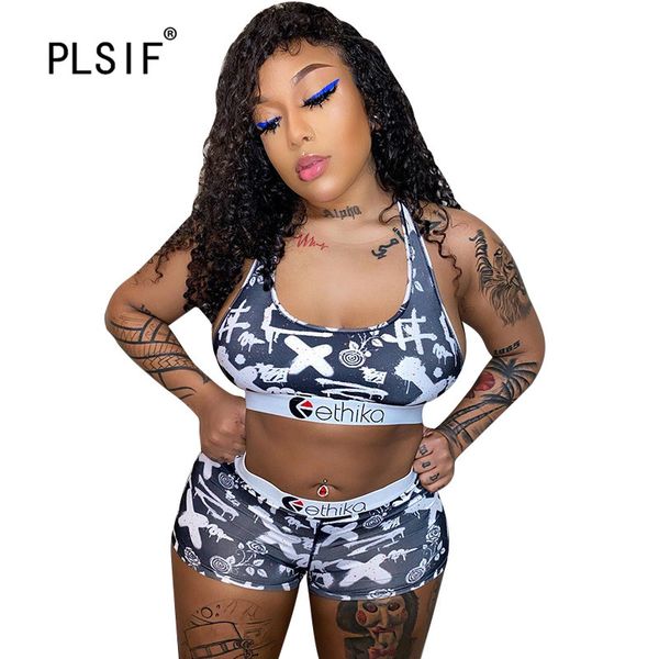 2020 style special print lady suits spaghetti strap bra and tight shorts 2 piece set beach sports set, White
2020 style special print lady suits spaghetti strap bra and tight shorts 2 piece set beach sports set, White