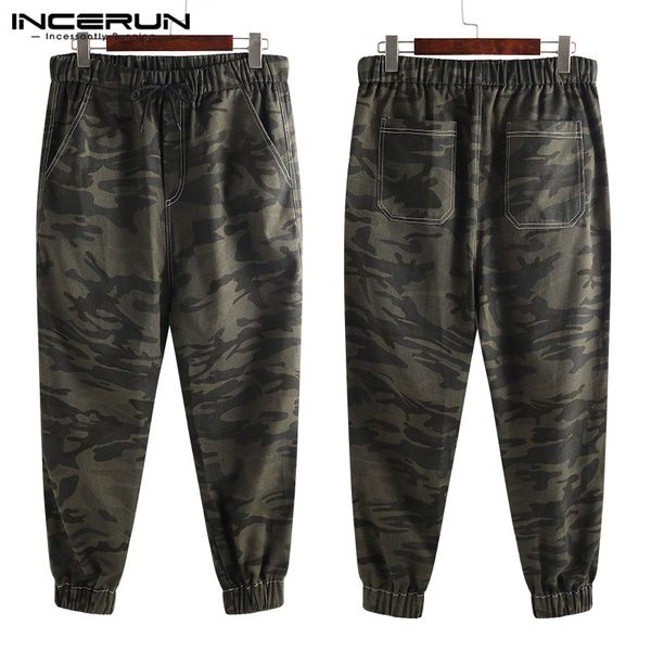 incerun fashion camouflage pants men drawstring cotton joggers streetwear hip-hop harem pants loose camo cargo trousers men 2019, Black
incerun fashion camouflage pants men drawstring cotton joggers streetwear hip-hop harem pants loose camo cargo trousers men 2019, Black