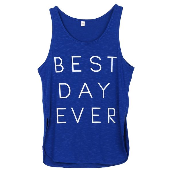 2018 women girls new fashion casual letter print tanks summer split sleeveless loose tank hot, White
2018 women girls new fashion casual letter print tanks summer split sleeveless loose tank hot, White