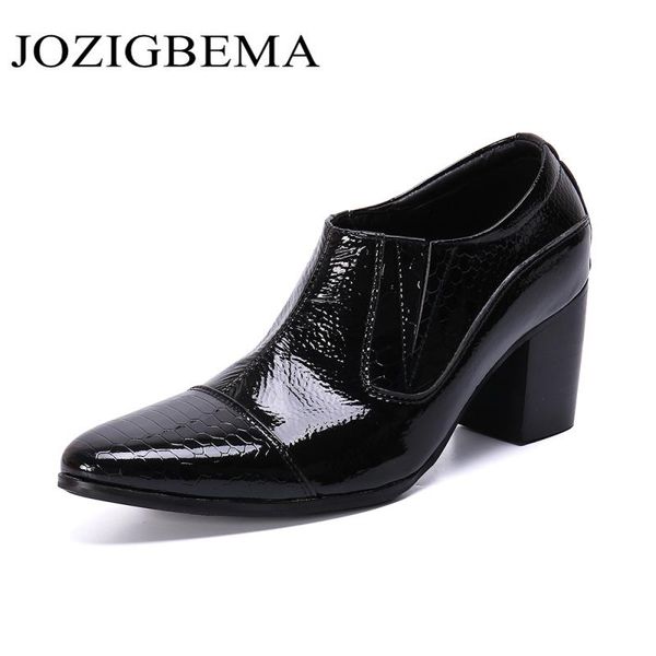 men shoes spring summer formal genuine leather business high heel casual shoes men dress office luxury, Black
men shoes spring summer formal genuine leather business high heel casual shoes men dress office luxury, Black