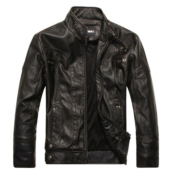 2019 winter mens pu leather jacket jaqueta masculino couro men motorcycle leather coats male business chaqueta cuero hombre, Black
2019 winter mens pu leather jacket jaqueta masculino couro men motorcycle leather coats male business chaqueta cuero hombre, Black