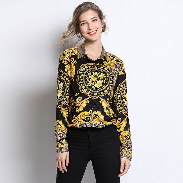 luxury floral print vintage blouse women spring fall beautiful long sleeve lapel neck plus size winter office lady slim elegant shirts, White
luxury floral print vintage blouse women spring fall beautiful long sleeve lapel neck plus size winter office lady slim elegant shirts, White