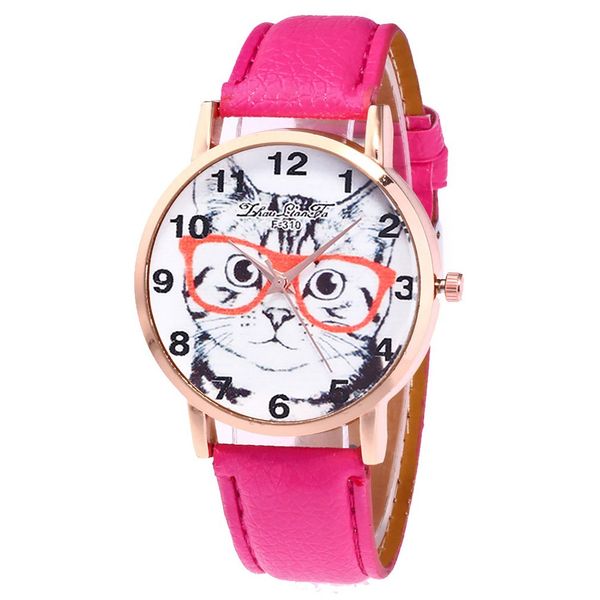 genboli trendy leather strap women quartz watch women valentine christmas gift boys girls 2018 sports bracelet cute cat shape, Slivery;brown
genboli trendy leather strap women quartz watch women valentine christmas gift boys girls 2018 sports bracelet cute cat shape, Slivery;brown
