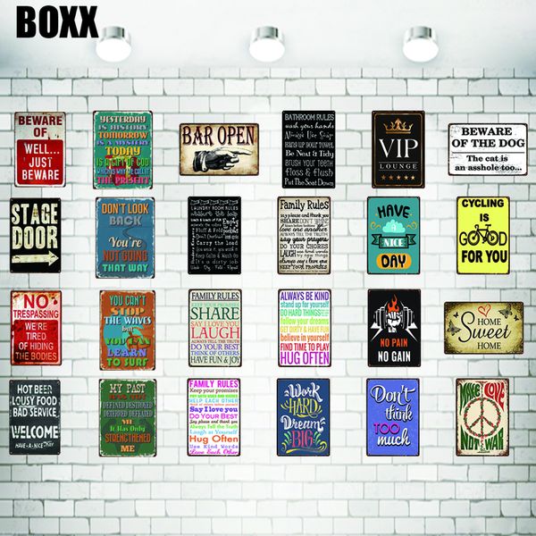 family rules metal sign vintage plate for home art pub restaurant decorations wall poster bar home art decor
family rules metal sign vintage plate for home art pub restaurant decorations wall poster bar home art decor
