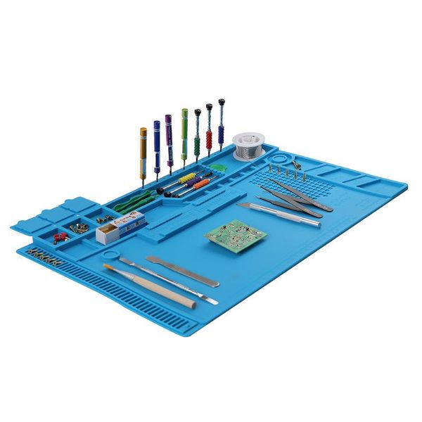 repair pad insulation heat-resistant soldering silicon mat esd work pad desk platform for bga solder rework desoldering station
repair pad insulation heat-resistant soldering silicon mat esd work pad desk platform for bga solder rework desoldering station