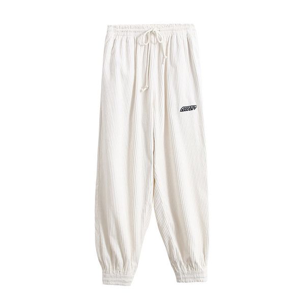 3 size 2020 corduroy luxury goodboy harem pants thick sports style fashion designer casual work women vintage brand capris, Black;white
3 size 2020 corduroy luxury goodboy harem pants thick sports style fashion designer casual work women vintage brand capris, Black;white