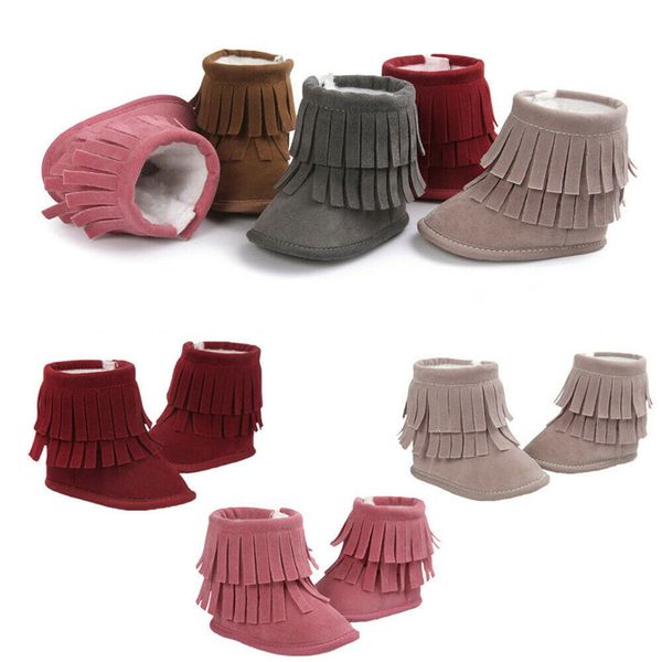 pudcoco fashion newborn toddler baby girls winter warm tassel snow boots infant soft sole crib cotton shoes 3-11m, Black;grey
pudcoco fashion newborn toddler baby girls winter warm tassel snow boots infant soft sole crib cotton shoes 3-11m, Black;grey