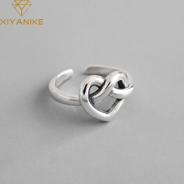 xiyanike minimalist 925 sterling silver rings vintage weaving heart jewelry party accessories for women size 17.2mm adjustale, Golden;silver
xiyanike minimalist 925 sterling silver rings vintage weaving heart jewelry party accessories for women size 17.2mm adjustale, Golden;silver