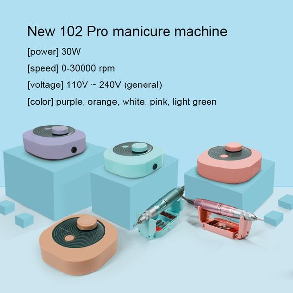 electric nail drill machine 30w 35000rpm nail art equipment manicure machine accessory electric file drill bit tool, Silver
electric nail drill machine 30w 35000rpm nail art equipment manicure machine accessory electric file drill bit tool, Silver