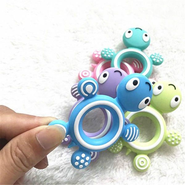 baby silicone teether cute animal turtle chew baby baby children teeth toys diy chewing necklace care tools
baby silicone teether cute animal turtle chew baby baby children teeth toys diy chewing necklace care tools