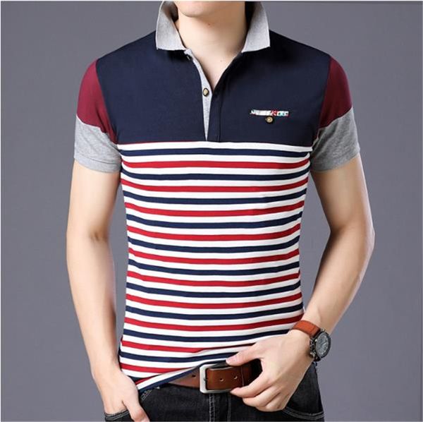 5xl striped patchwork summer mens polos lapel neck short sleeve slim casual business tees mens designer luxury polo shirts, White;black
5xl striped patchwork summer mens polos lapel neck short sleeve slim casual business tees mens designer luxury polo shirts, White;black