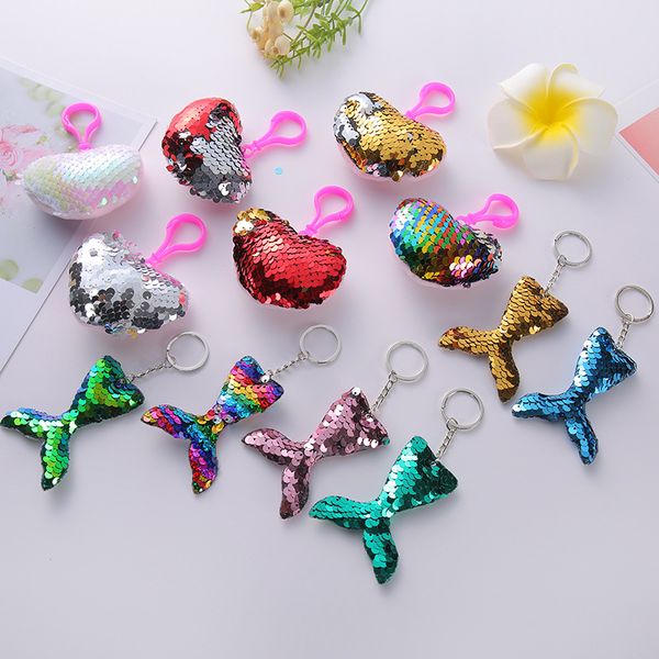 Mermaid Reversible Sequin Keychains Glitter Sequin Bag for Kids Girls Birthday Party Favors Gifts Car bag pendant, Silver
Mermaid Reversible Sequin Keychains Glitter Sequin Bag for Kids Girls Birthday Party Favors Gifts Car bag pendant, Silver