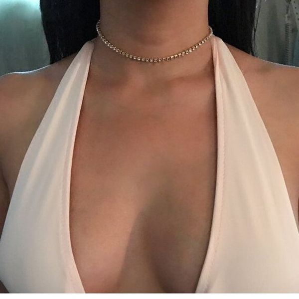 qcooljly new gold sliver color europe and america simple versatile personality short claw chain fashion zircon necklace, Golden;silver
qcooljly new gold sliver color europe and america simple versatile personality short claw chain fashion zircon necklace, Golden;silver