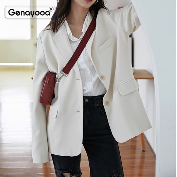 genayooa office ladies blazer feminino slim fit women blazers and jackets thin women's jacket black blazer mujer 2019 casual, White;black
genayooa office ladies blazer feminino slim fit women blazers and jackets thin women's jacket black blazer mujer 2019 casual, White;black