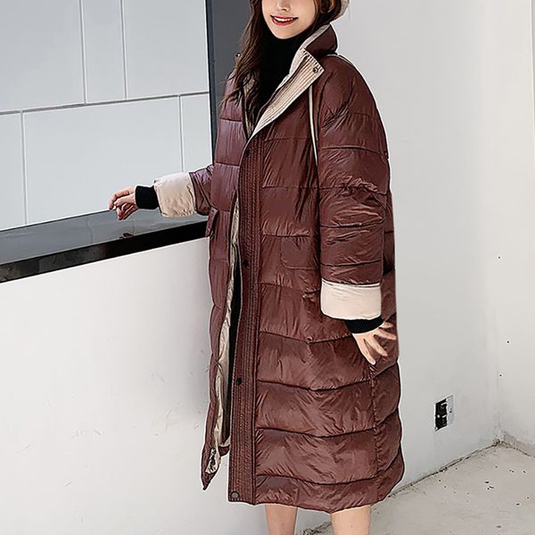 fashion women 2019 new arrival solid slim long new size for women's cotton slim down parka with hooded winter jacket#j30, Black
fashion women 2019 new arrival solid slim long new size for women's cotton slim down parka with hooded winter jacket#j30, Black