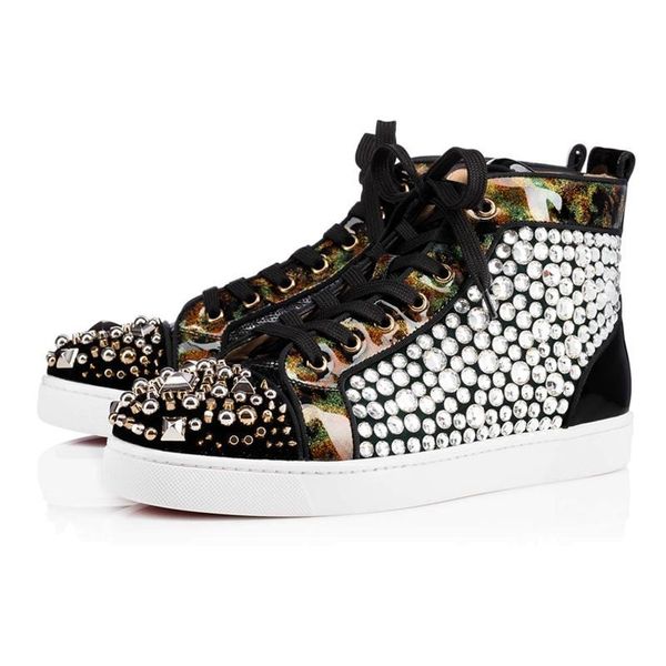 designer shoes suede spike bottoms casual shoes for women mens triple white black red multi-color party wedding flat rivet sneakers lts
designer shoes suede spike bottoms casual shoes for women mens triple white black red multi-color party wedding flat rivet sneakers lts