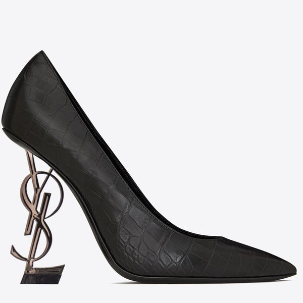 10cm high heel shoes crocod patent leather letter heel fashion bridal wedding shoes modest fashion eden party evening party dress shoes, Black
10cm high heel shoes crocod patent leather letter heel fashion bridal wedding shoes modest fashion eden party evening party dress shoes, Black