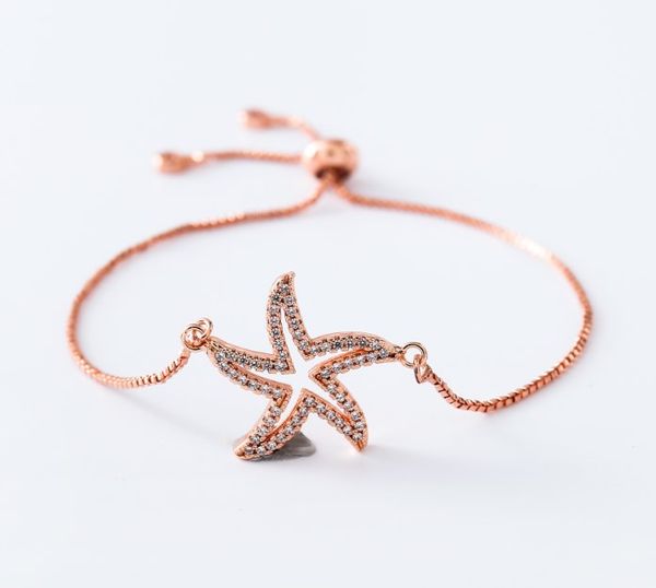 gold silver chain micro pave cz rope cubic zirconia adjusted macrame bracelet bangles starfish rg55 charms women, Black
gold silver chain micro pave cz rope cubic zirconia adjusted macrame bracelet bangles starfish rg55 charms women, Black