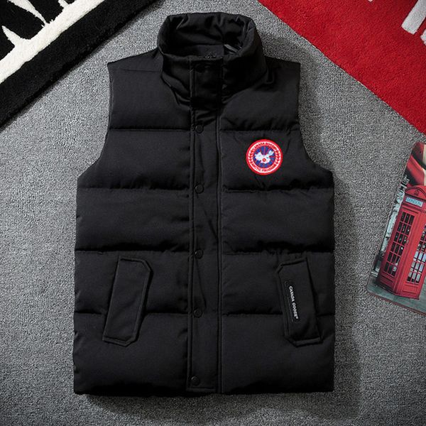2019 autumn and winter new down cotton vest men's canadian economic explosions goose m-4xl, Black;white
2019 autumn and winter new down cotton vest men's canadian economic explosions goose m-4xl, Black;white