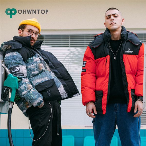 fashion printed patchwork jacket coat new winter casual warm thicken hooded parka zipper cotton padded streetwear men outerwear, Black
fashion printed patchwork jacket coat new winter casual warm thicken hooded parka zipper cotton padded streetwear men outerwear, Black