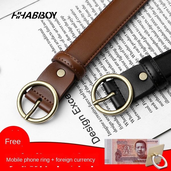 women's and student jeans simple all-match pure cowhide black wide belt genuine leather student decorative jeans belt, Black;brown
women's and student jeans simple all-match pure cowhide black wide belt genuine leather student decorative jeans belt, Black;brown
