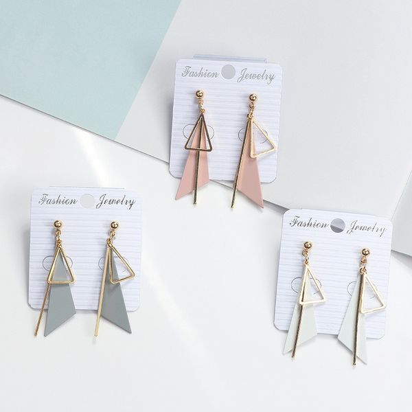 simple sweet design geometric metal multiple triangular irregular long dangle earrings for women girl fashion wedding party gift, Silver
simple sweet design geometric metal multiple triangular irregular long dangle earrings for women girl fashion wedding party gift, Silver