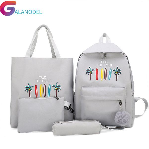 schoolbag printing school bags backpack 4pcs/set fashion kids lovely backpacks for children girls school student mochila
schoolbag printing school bags backpack 4pcs/set fashion kids lovely backpacks for children girls school student mochila