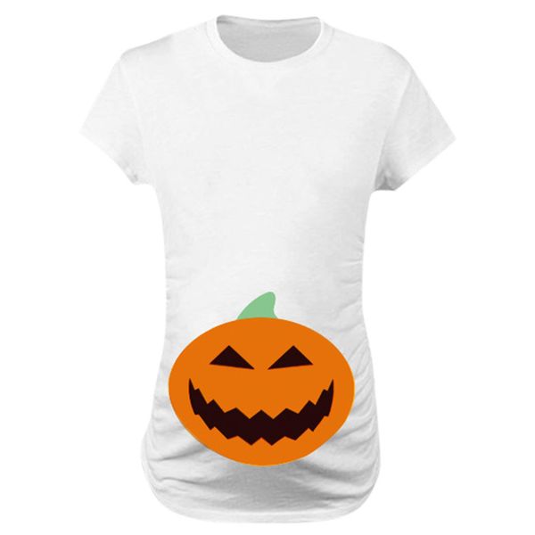 Halloween Pumpkin Face Pattern Print Maternity T Shirt Funny Pregnant Woman Casual Short Sleeve Shirts Fashion Pregnancy Tees
Halloween Pumpkin Face Pattern Print Maternity T Shirt Funny Pregnant Woman Casual Short Sleeve Shirts Fashion Pregnancy Tees