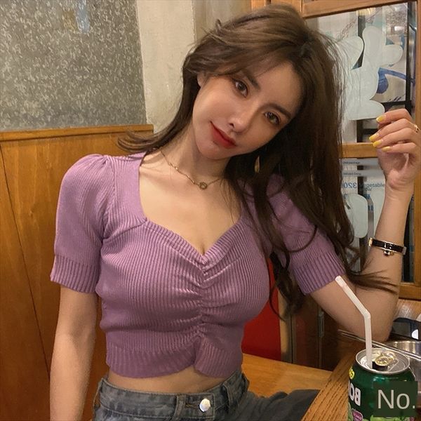 short tight women's fashion 2020 fashionable v-neck slim low-chest navel short tight t-shirt women's fashion 2020 fashionable v, White
short tight women's fashion 2020 fashionable v-neck slim low-chest navel short tight t-shirt women's fashion 2020 fashionable v, White