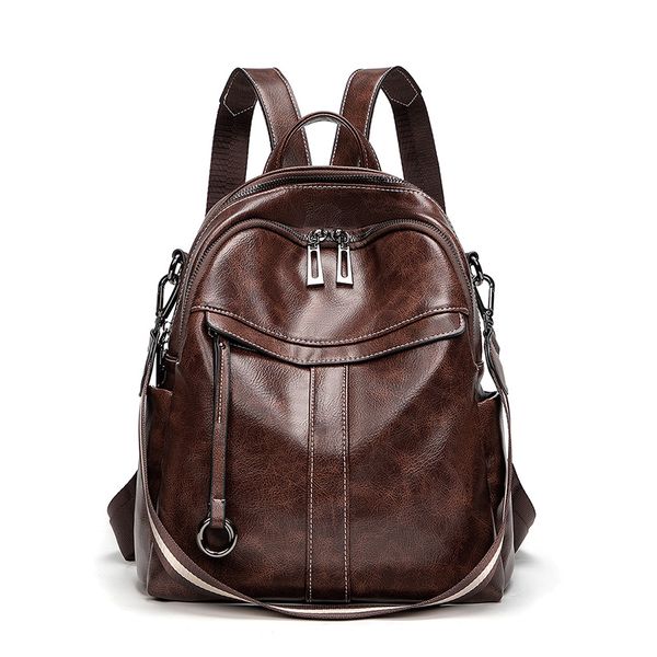 fashion women backpack vintage leather backpacks multi-fuction shoulder bag girlsl schoolbag pack 2020 new travel weekender bag
fashion women backpack vintage leather backpacks multi-fuction shoulder bag girlsl schoolbag pack 2020 new travel weekender bag